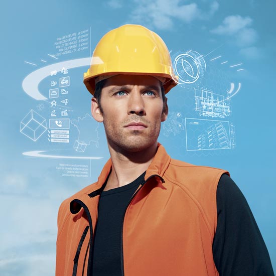 Le groupe LAFARGE/ HOLCIM & EUROMAC 2 au salon ARTIBAT de Rennes